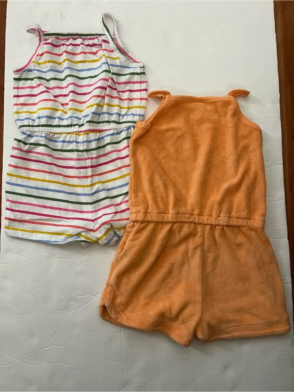18-24m/3T toddler girls romper jumpsuit shorts bundle of 2 NWOT Gap, Old Navy